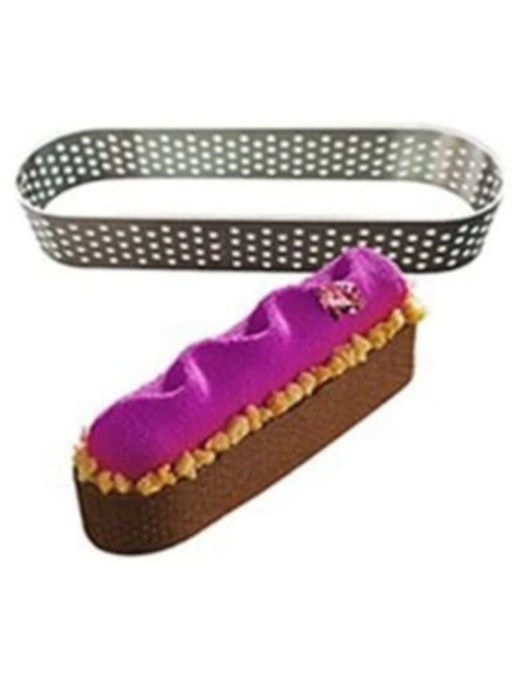 NIB 15-Piece Professional Oval Perforated Tartlet Mold Set - Picture 8 of 12